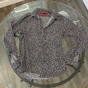 HUGO confetti pattern button-down